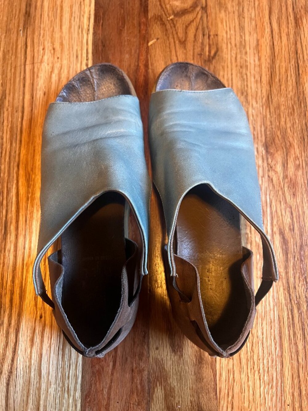 Leather Sandals W Size 8